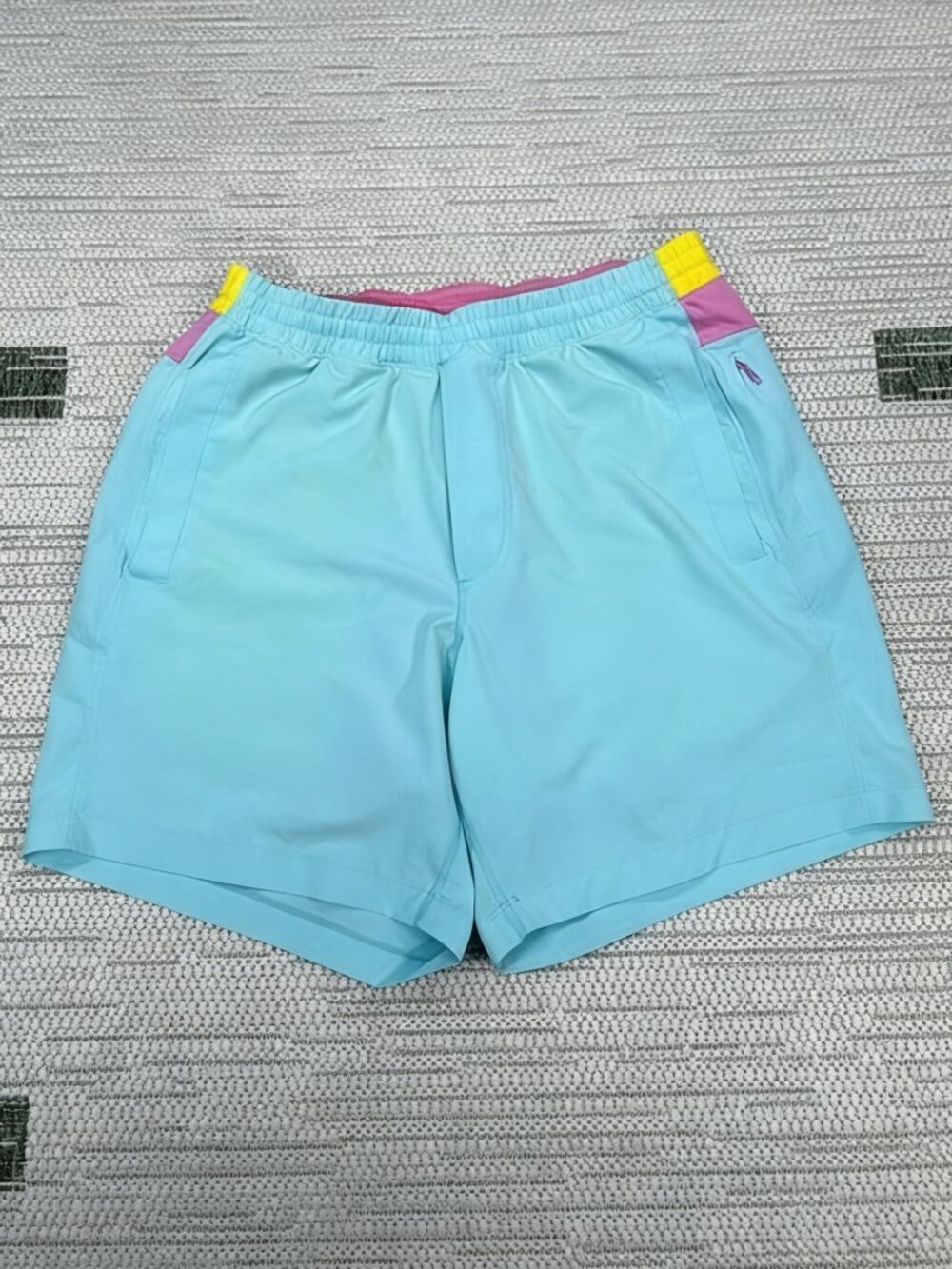 Birddogs 7in Built In Liner Athletic Shorts Mens Medium Blue Classic Workouts